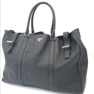 Prada leather tote